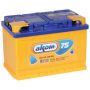 Автомобильный аккумулятор Аком 6CT-75 75А/ч-12V ст EN730 европейские прямая 278x175x190