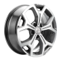 Легковой диск Khomen Wheels KHW1710 6,5x17 5x114,3 ET45 54,1 Gray-FP